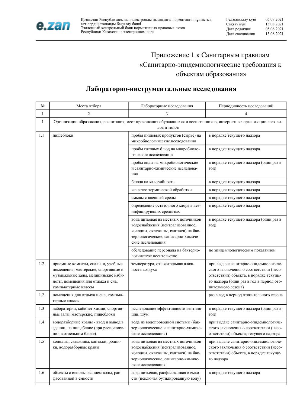 Санитарные требования, страница 48